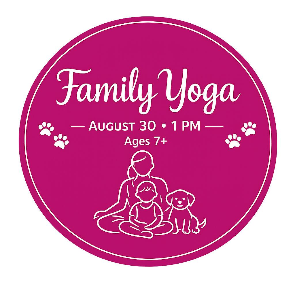 Family friendly class!! Ages 7+ August 30 1:00 PM