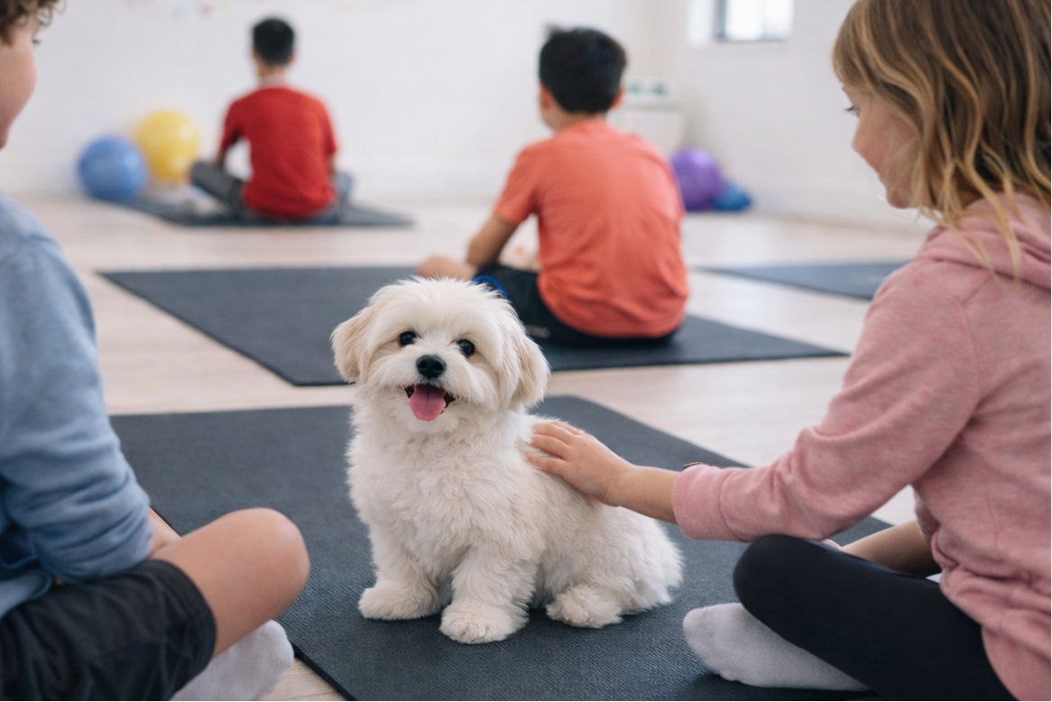 kids birthday puppy yoga toronto